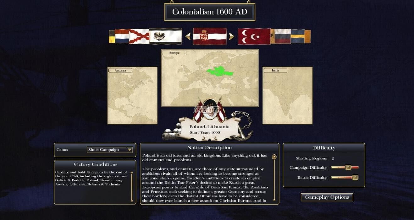 殖民主义1600全面战争v4.0