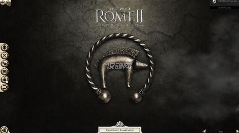 罗马2全面战争 暗黑风菜单UI