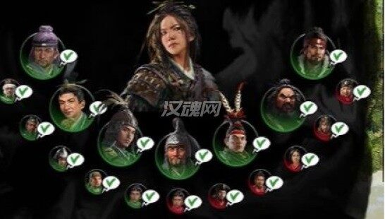1 消除武将之间的意见对立,让你军队将领之间不再有叉