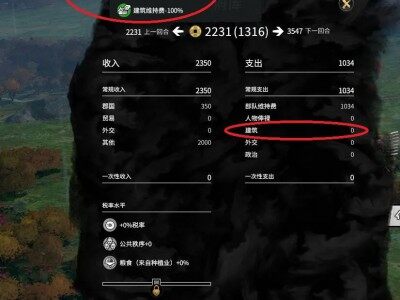 【Buff】建筑维持费 减15%~75% 全派系 只对玩家有效
